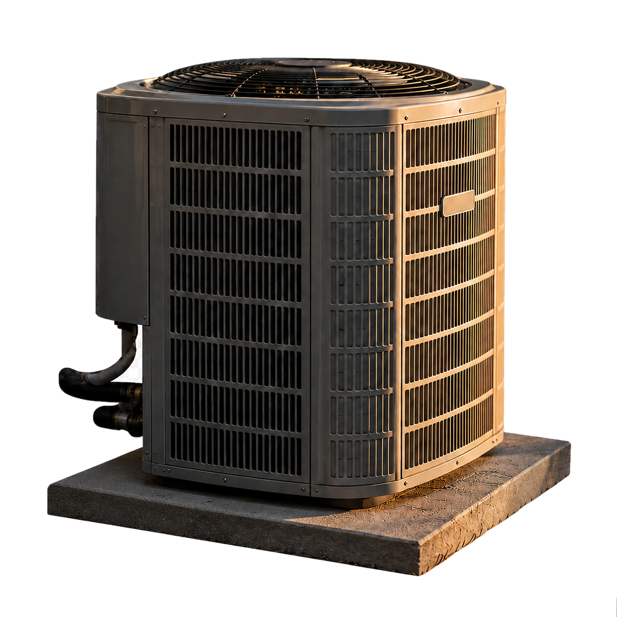 High-efficiency AC condenser unit serviced by Coastal Air Plus in Summerville