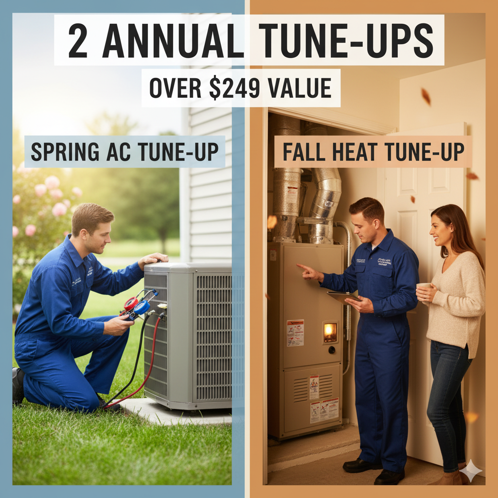 2 annual hvac tune-ups