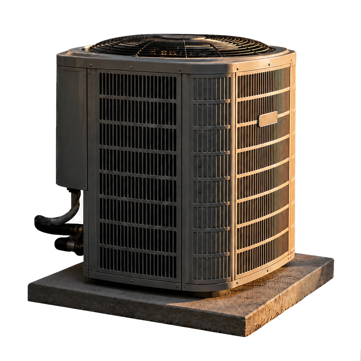 High-efficiency AC condenser unit serviced by Coastal Air Plus in Charleston